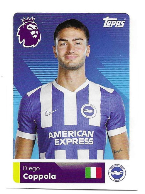 #126 Diego Coppola (Brighton) - Topps Premier League 2026 - Sticker