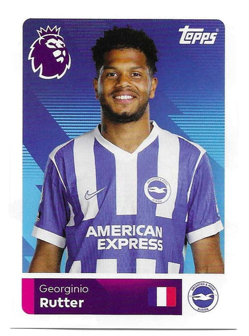 #138 Georginio Rutter (Brighton) - Topps Premier League 2026 - Sticker