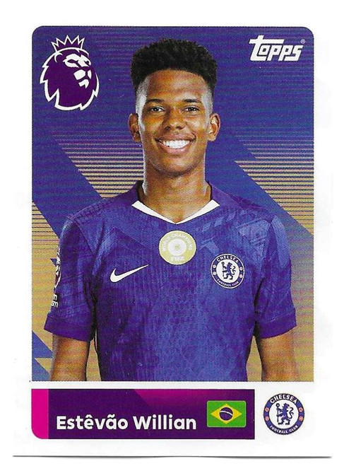 #190 Estevao Willian (Chelsea) - Topps Premier League 2026 - Sticker