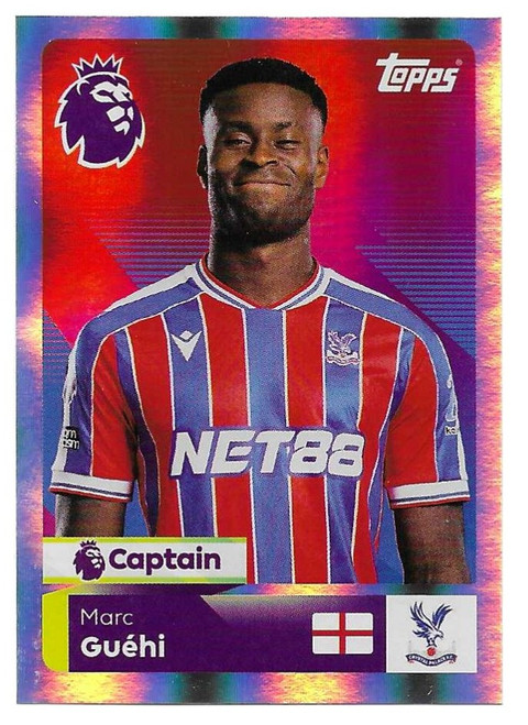#200 Marc Guehi (Crystal Palace) - CAPTAIN - Topps Premier League 2026 - Sticker
