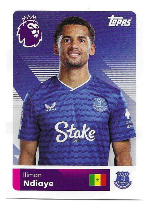 #241 Iliman Ndiaye (Everton) - Topps Premier League 2026 - Sticker