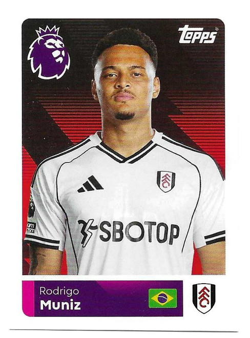 #270 Rodrigo Muniz (Fulham) - Topps Premier League 2026 - Sticker