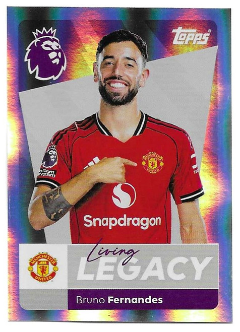 #392 Bruno Fernandes (Manchester United) - LIVING LEGACY - Topps Premier League 2026 - Sticker