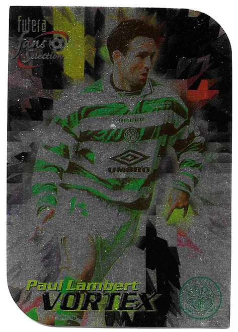 V6 - Paul Lambert - VORTEX FOILED/DIECUT - Futera Celtic 1999