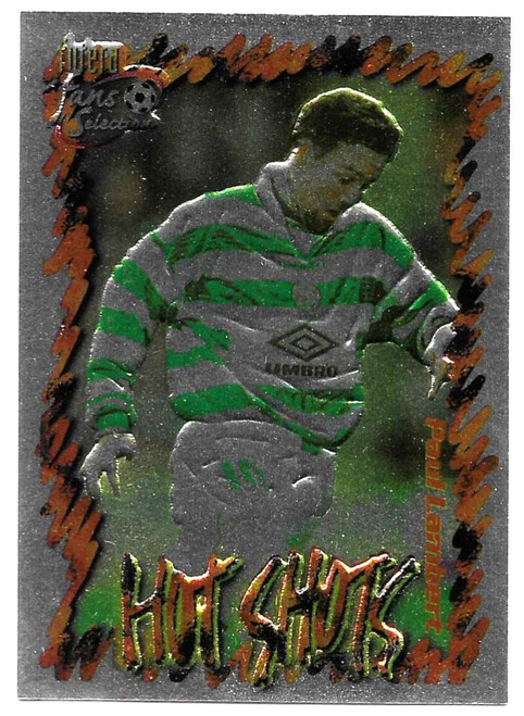 HS1 - Paul Lambert - HOT SHOTS CHROME EMBOSSED - Futera Celtic 1999