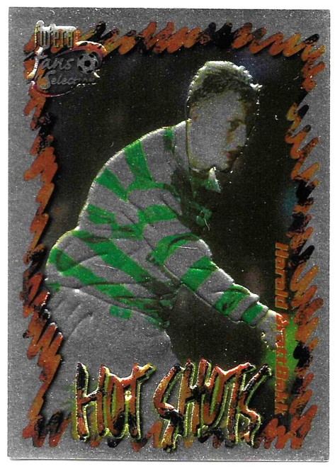 HS5 - Harald Brattbakk - HOT SHOTS CHROME EMBOSSED - Futera Celtic 1999
