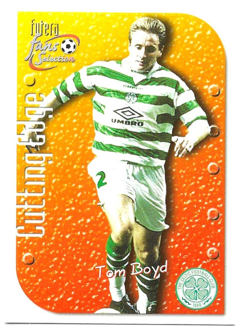 CE7 - Tom Boyd - CUTTING EDGE EMBOSSED - Futera Celtic 1999