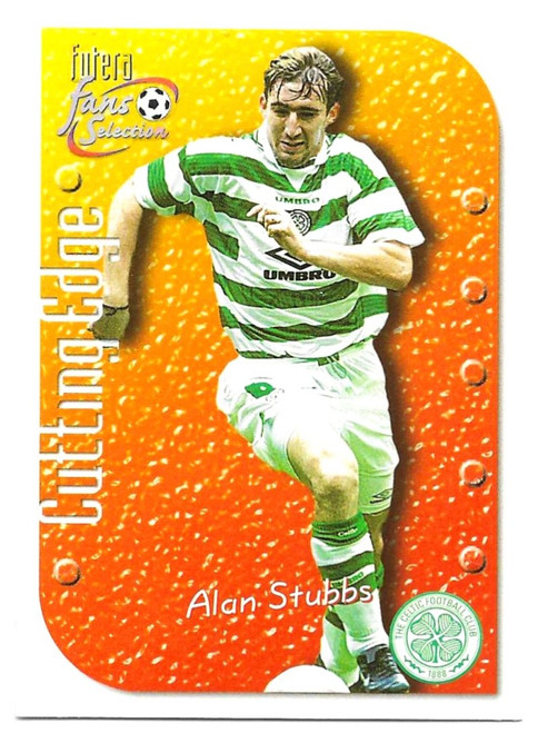 CE9 - Alan Stubbs - CUTTING EDGE EMBOSSED - Futera Celtic 1999
