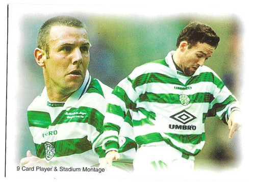 #073 Player & Stadium Montage No. 1 - Futera Celtic 1999