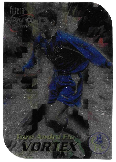 V8 - Tore Andre Flo - VORTEX FOILED/DIECUT - Futera Chelsea 1999