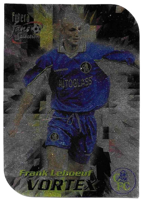 V9 - Frank Leboeuf - VORTEX FOILED/DIECUT - Futera Chelsea 1999