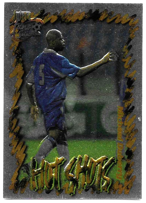 HS3 - Michael Duberry - HOT SHOTS CHROME EMBOSSED - Futera Chelsea 1999