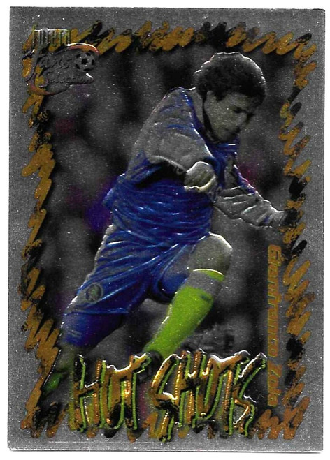 HS9 - Gianfranco Zola - HOT SHOTS CHROME EMBOSSED - Futera Chelsea 1999