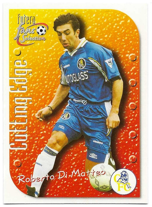 CE9 - Roberto Di Matteo - CUTTING EDGE EMBOSSED - Futera Chelsea 1999