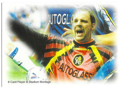 #078 Player & Stadium Montage No. 6 - Futera Chelsea 1999