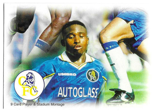 #081 Player & Stadium Montage No. 9 - Futera Chelsea 1999