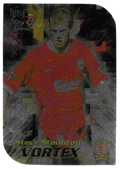 V4 - Steve Staunton - VORTEX FOILED/DIECUT - Futera Liverpool 1999
