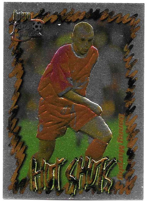 HS2 - Danny Murphy - HOT SHOTS CHROME EMBOSSED - Futera Liverpool 1999