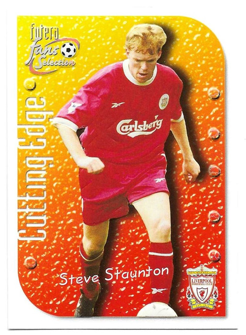 CE5 - Steve Staunton - CUTTING EDGE EMBOSSED - Futera Liverpool 1999
