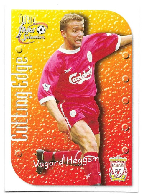 CE9 - Vegard Heggem - CUTTING EDGE EMBOSSED - Futera Liverpool 1999