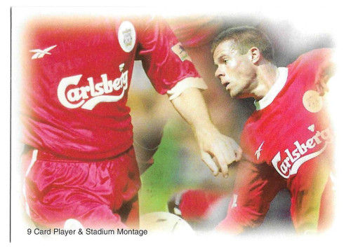 #077 Player & Stadium Montage No. 5 - Futera Liverpool 1999