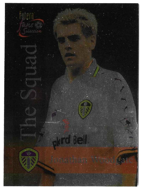 #108 Jonathan Woodgate - CHROME PARALLEL - Futera Leeds United 2000