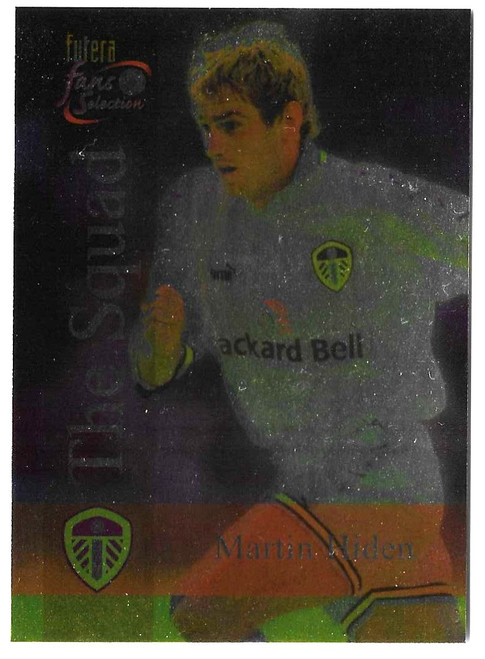 #109 Martin Hiden - CHROME PARALLEL - Futera Leeds United 2000