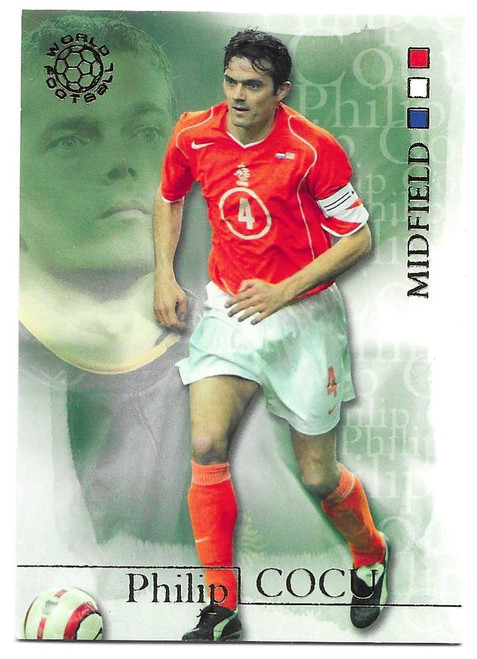 #019 Philip Cocu (Netherlands) - Futera World Football 2004