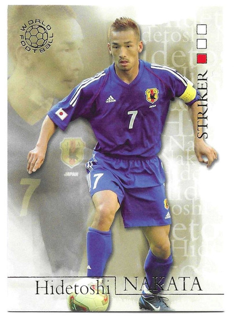 #050 Hidetoshi Nakata (Japan) - Futera World Football 2004