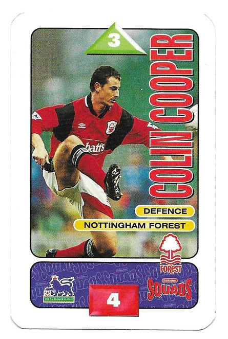 Nottingham Forest - Colin Cooper - Subbuteo Squads 1995/96 (Premier League)