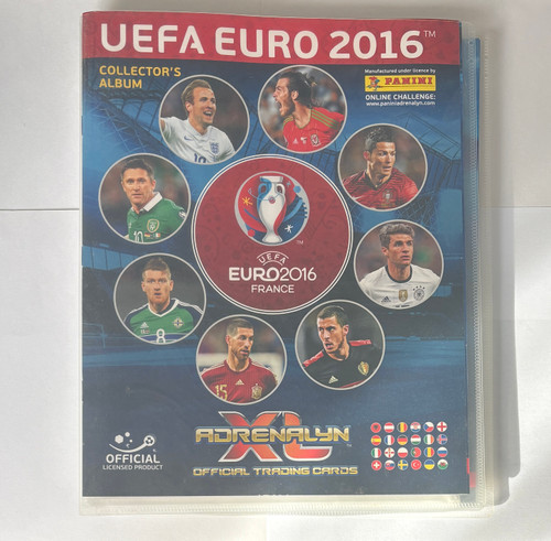 Incomplete Set (210 Cards) & Album/Binder - Panini Adrenalyn XL Euro 2016