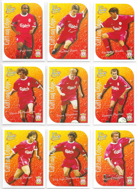 COMPLETE SET - Futera Liverpool 1999
