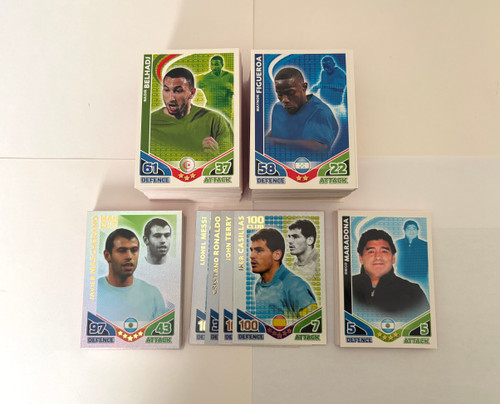 COMPLETE SET - Topps Match Attax England 2010 (World Cup)