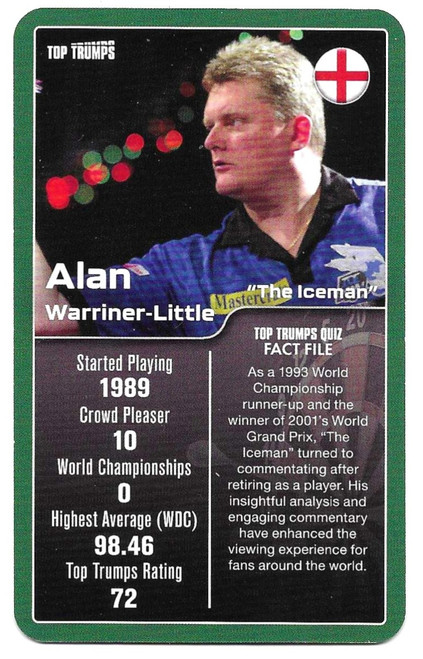 Alan Warriner-Little - Top Trumps Top 30 Darts Greats (2024)