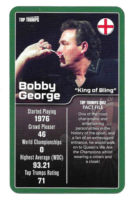 Bobby George - Top Trumps Top 30 Darts Greats (2024)