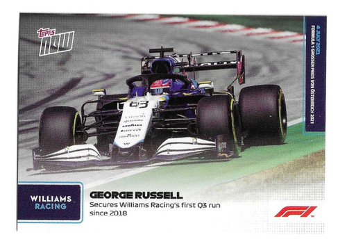 #28 George Russell (Williams) - Topps NOW Formula 1 2021