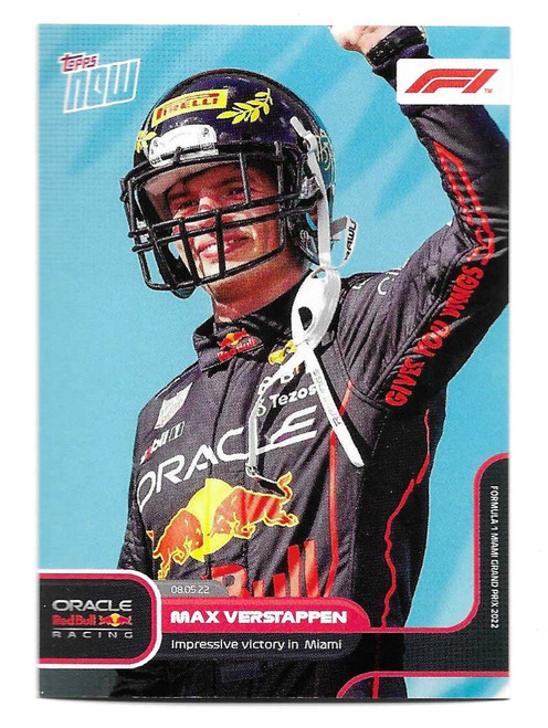 #017 Max Verstappen (Red Bull) - Topps NOW Formula 1 2022