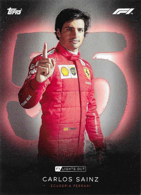 Ferrari - Carlos Sainz - Topps Formula 1 Lights Out 2021