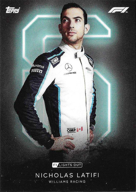 Williams - Nicholas Latifi - Topps Formula 1 Lights Out 2021