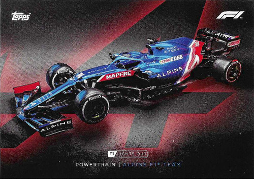 Powertrain - Alpine F1 Team - Topps Formula 1 Lights Out 2021
