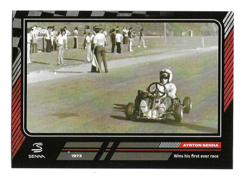 #2 - Ayrton Senna - Wins His First Ever Race - Topps Story of Senna (2023)