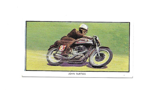 #5 - John Surtees - Radio Fun British Sports Stars 1956 - ROOKIE CARD RC