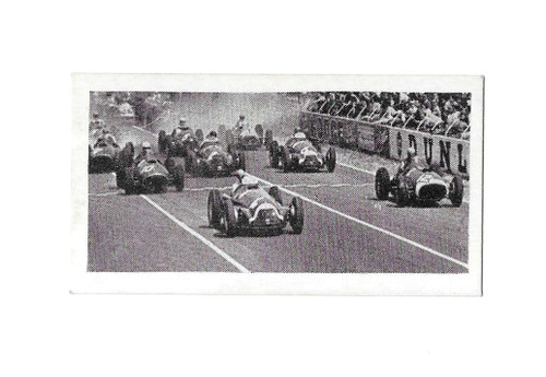 #026 - Start of the 1951 Grand Prix d'Europe at Rheims (Juan Manuel Fangio & Alberto Ascari) - Kane Modern Racing Cars 1954