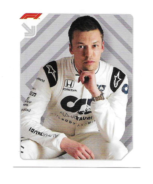 #128 Daniil Kvyat (Alpha Tauri) - Topps Formula 1 2020 - Sticker