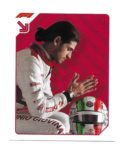 #168 Antonio Giovinazzi (Alfa Romeo) - Topps Formula 1 2020 - Sticker