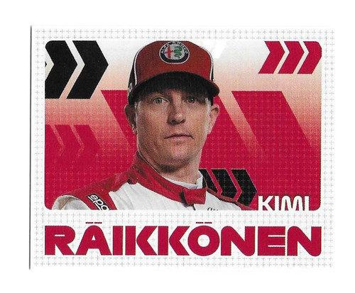 #114 Kimi Raikkonen (Alfa Romeo) - Topps Formula 1 2020 - Sticker