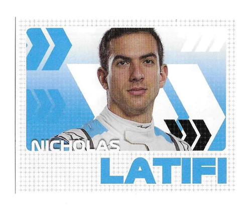 #116 Nicholas Latifi (Williams) - Topps Formula 1 2020 - Sticker