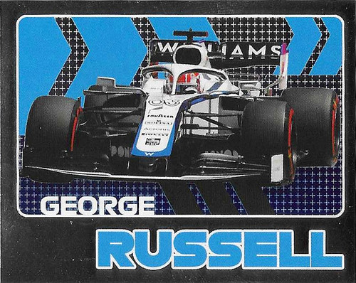 #197 George Russell (Williams) - Topps Formula 1 2020 - Sticker
