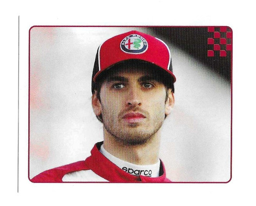 #166 Antonio Giovinazzi (Alfa Romeo) - Topps Formula 1 2020 - Sticker
