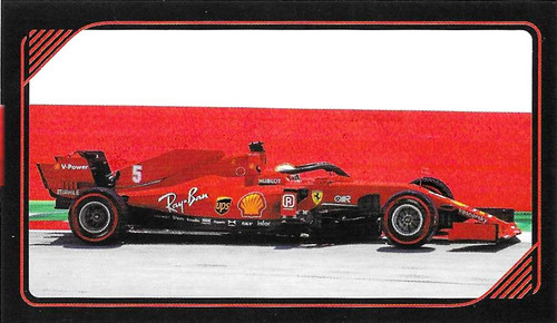 #031 Sebastian Vettel (Ferrari) - Topps Formula 1 2020 - Sticker